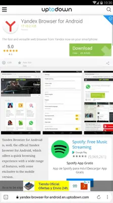 Yandex Browser Lite android App screenshot 10